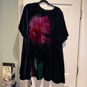 The Emmy Short-Sleeve Swing
Mini Dress by Maeve: Velvet Edition